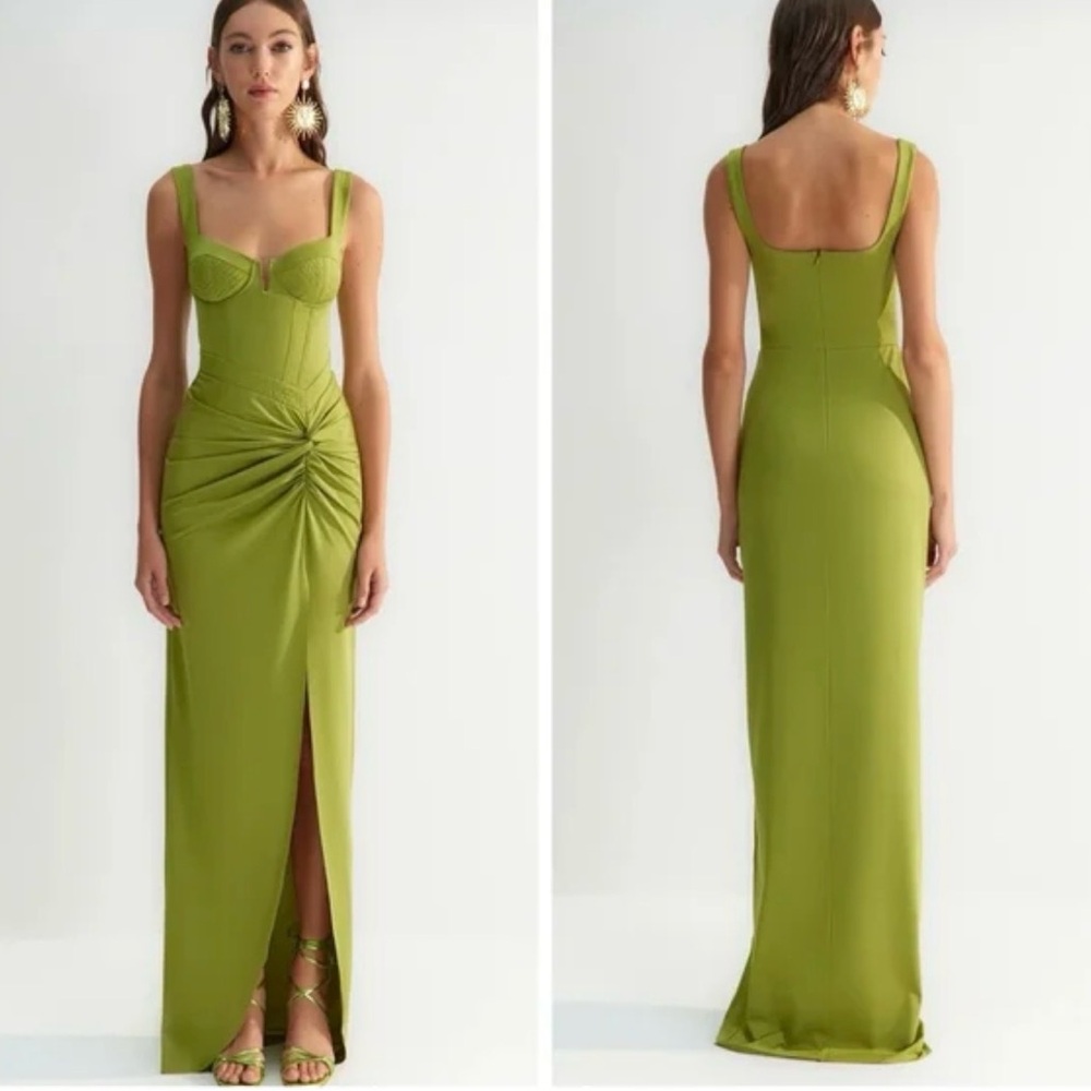 Trendyol Olive Green Maxi Dress